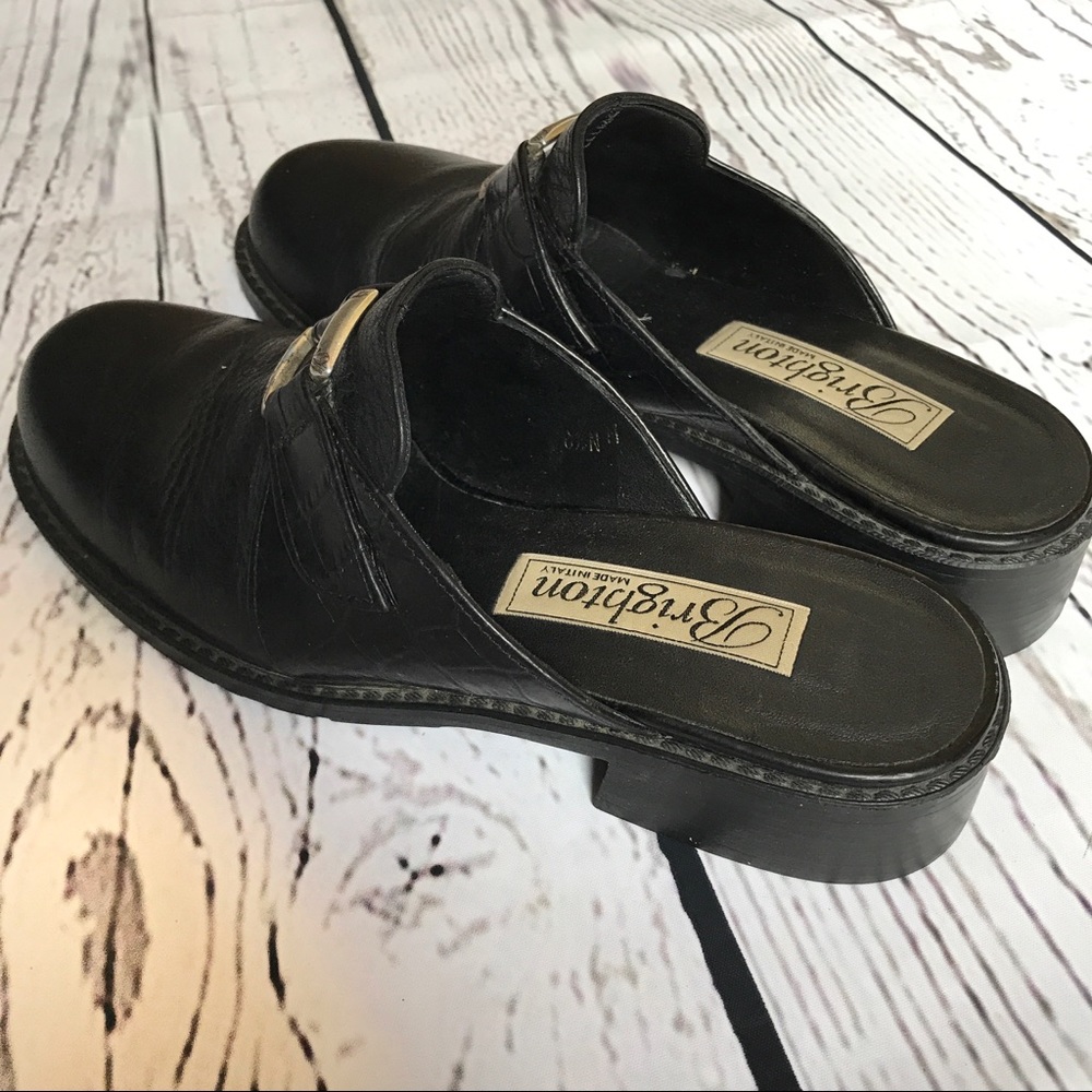 Brighton Made in Italy Leather Slip On Size 6.5 - Picture 2 of 8